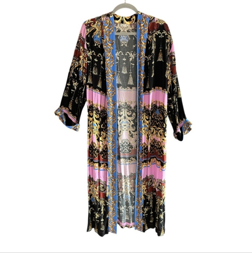 Free People Intimately Let’s Dance Printed Maxi Kimono Duster - Picture 11 of 14